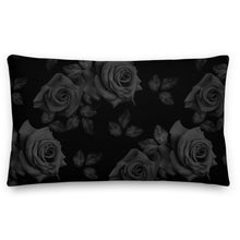 Load image into Gallery viewer, black goth pillow