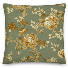 Load image into Gallery viewer, Vintage Rose Premium cushion