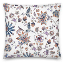 Load image into Gallery viewer, Hand Drawn Floral Pillow