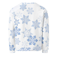 Load image into Gallery viewer, Green Hat Snowman White Unisex Christmas Jumper