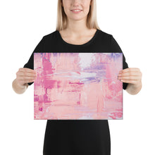 Load image into Gallery viewer, Pink Oil Painting Canvas