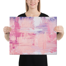 Load image into Gallery viewer, Pink Oil Painting Canvas