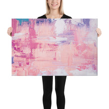 Load image into Gallery viewer, Pink Oil Painting Canvas