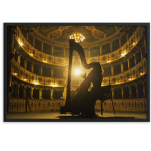 Load image into Gallery viewer, harp in the theatre wall art