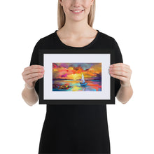 Load image into Gallery viewer, Lost At Sea Framed Poster - Black Frame