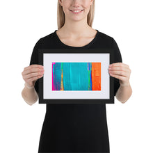 Load image into Gallery viewer, Caribbean Paint Framed Poster - Black Frame