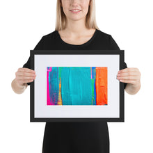 Load image into Gallery viewer, Caribbean Paint Framed Poster - Black Frame