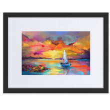 Load image into Gallery viewer, Lost At Sea Framed Poster - Black Frame