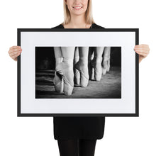 Load image into Gallery viewer, Ballet Dancer Framed Poster - Black Frame