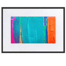 Load image into Gallery viewer, Caribbean Paint Framed Poster - Black Frame