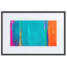 Load image into Gallery viewer, Caribbean Paint wall art Framed Black