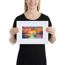 Load image into Gallery viewer, Lost At Sea Framed Poster - White Frame