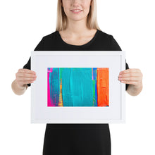 Load image into Gallery viewer, Caribbean Paint Framed - White Frame