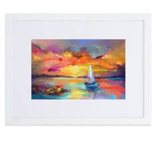 Load image into Gallery viewer, Lost At Sea Framed Poster - White Frame