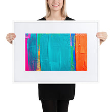 Load image into Gallery viewer, Caribbean Paint Framed - White Frame