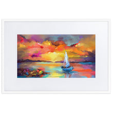 Load image into Gallery viewer, Lost At Sea Framed Poster - White Frame