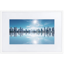 Load image into Gallery viewer, Waterfront City Skyline Framed Poster