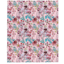 Load image into Gallery viewer, pink flower blanket