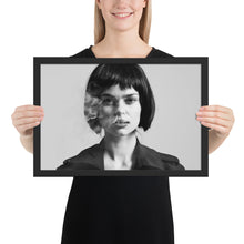 Load image into Gallery viewer, Black And White Photography Art Framed Poster - Black Frame