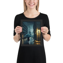 Load image into Gallery viewer, Alone At Night Framed Poster - Black Frame