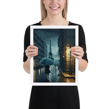 Load image into Gallery viewer, Alone At Night Framed Poster - White Frame