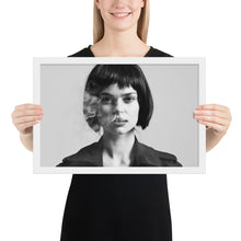 Load image into Gallery viewer, Black And White Photography Art Framed Poster - Black Frame