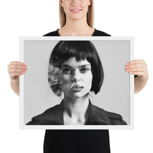 Load image into Gallery viewer, Black And White Photography Art Framed Poster - White Frame