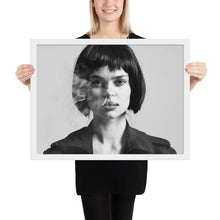 Load image into Gallery viewer, Black And White Photography Art Framed Poster - White Frame