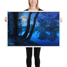 Load image into Gallery viewer, Moonlight Framed Poster - White Frame
