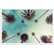 Load image into Gallery viewer, Los Angeles Palm Trees framed poster
