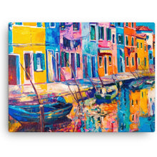Load image into Gallery viewer, Waterside Oil Painting Thin Canvas