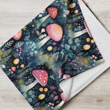 Load image into Gallery viewer, Magical forest throw over blanket