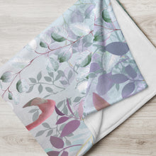 Load image into Gallery viewer, Flamingos In Paradise Throw Over Blanket