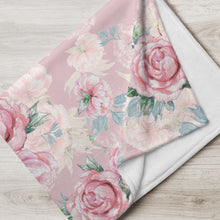 Load image into Gallery viewer, Shabby Chick Pink Throw Over Blanket