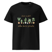 Load image into Gallery viewer, Just a girl who loves plants - Gardening t shirt