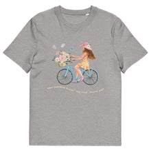 Load image into Gallery viewer, The Garden Is Calling And I Must Go Ladies Organic Cotton GreyT-Shirt