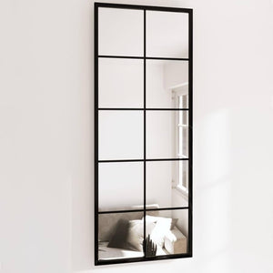 Tiled Wall Mirror Black Metal - MULTIPLE SIZES AVAILABLE