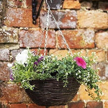 Load image into Gallery viewer, Hanging Round Willow Basket 4 pcs with Liner &amp; Chain
