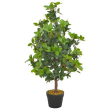 Load image into Gallery viewer, 90 cm Artificial Plant Laurel Tree with Pot Green
