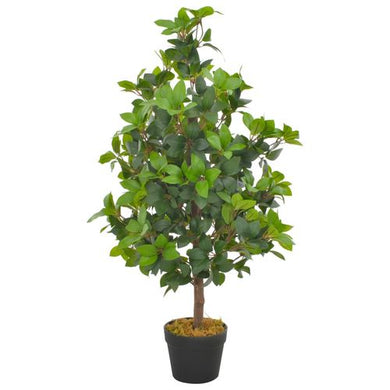 90 cm Artificial Plant Laurel Tree with Pot Green