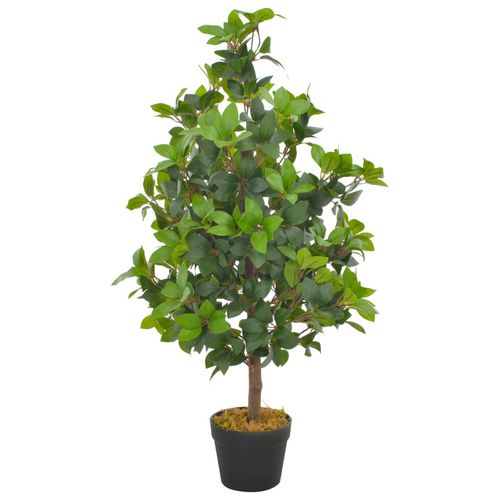 90 cm Artificial Plant Laurel Tree with Pot Green