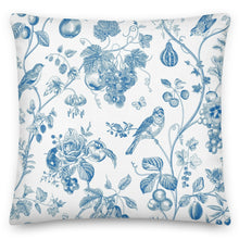 Load image into Gallery viewer, Vintage Fruit Forest Pillow
