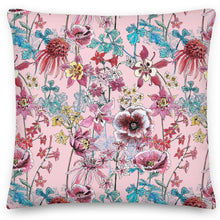 Load image into Gallery viewer, pink boujee floral cushion
