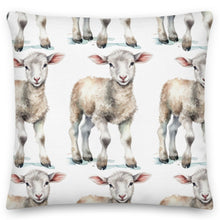 Load image into Gallery viewer, Cwtch Lamb White Childrens Cushion
