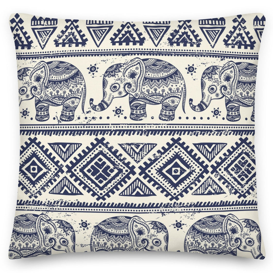 Blue and white Bohemian Cushions