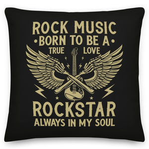 Born to be a rockstar cushion