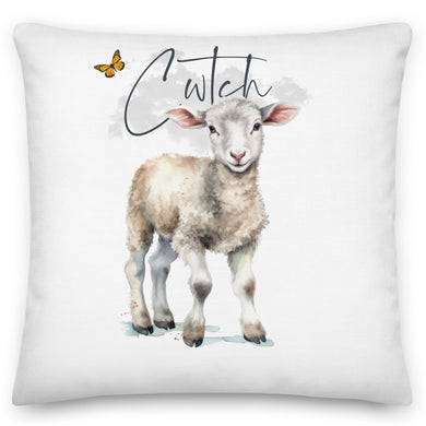 Cwtch Lamb Childrens Cushion