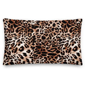 leopard skin pillow