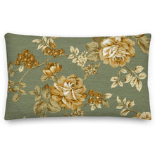 Load image into Gallery viewer, vintage rose pillow
