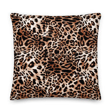 Load image into Gallery viewer, Leopard Print Premium Pillow
